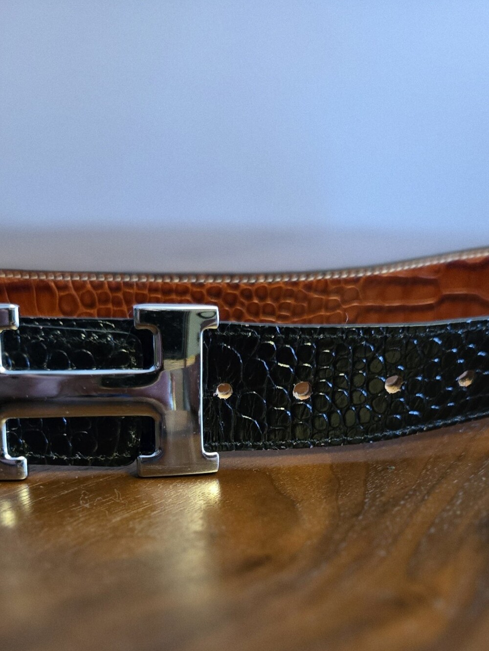 2 Belts, For One! An H Dupe...luxury Look - Picture 4 of 9